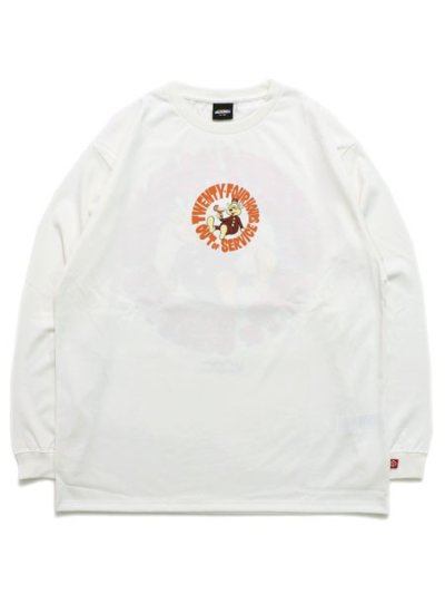 画像2: 【SALE】MANASTASH RE:POLY L/S TEE 24HRS WHITE