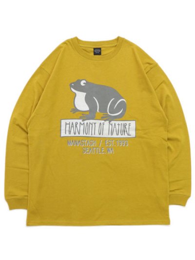 画像1: 【SALE】MANASTASH CiTee L/S TEE HON YELLOW