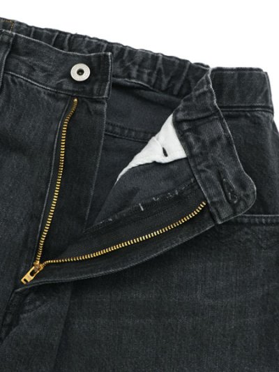画像3: 【SALE】【送料無料】MANASTASH MS DENIM SKATER PANTS BLACK USED
