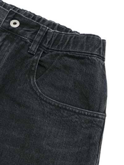 画像4: 【SALE】【送料無料】MANASTASH MS DENIM SKATER PANTS BLACK USED