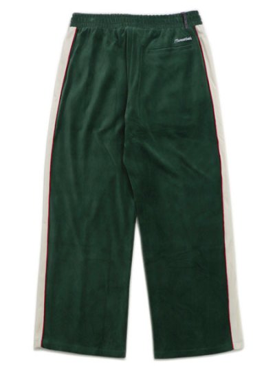 画像2: 【SALE】MANASTASH VELVET TRACK PANTS GREEN
