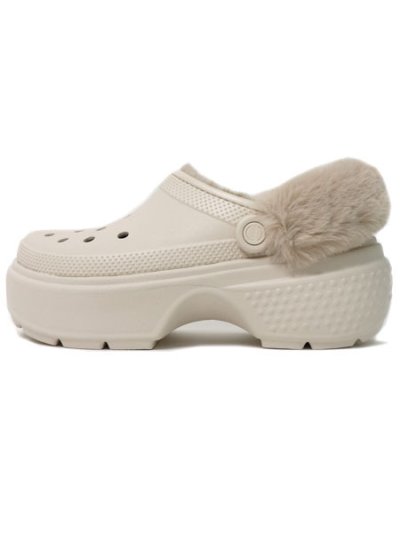 画像1: 【SALE】crocs STOMP LINED CLOG STUCCO