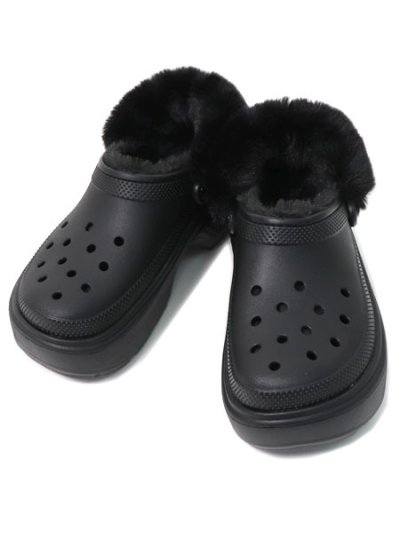 画像3: 【SALE】crocs STOMP LINED CLOG BLACK