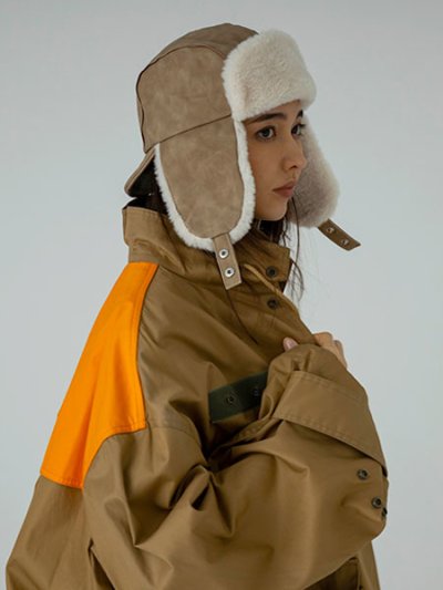 画像7: 【SALE】sublimeroe 2WAY FLIGHT CAP LT.KHAKI