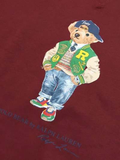 画像3: 【SALE】【送料無料】POLO RALPH LAUREN VINTAGE PINE VRSY BEAR FLEECE CREW