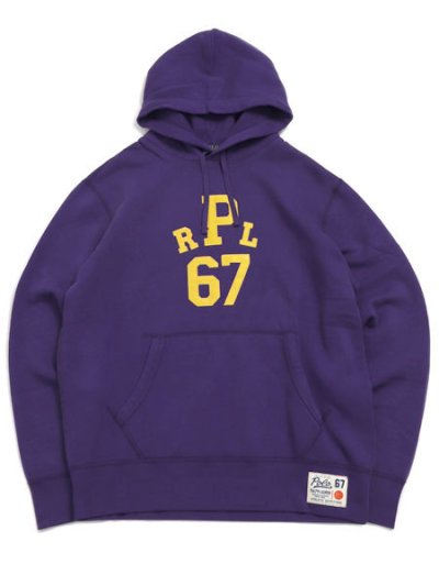 画像1: 【SALE】【送料無料】POLO RALPH LAUREN RPL 67 LOGO FLEECE HOODIE