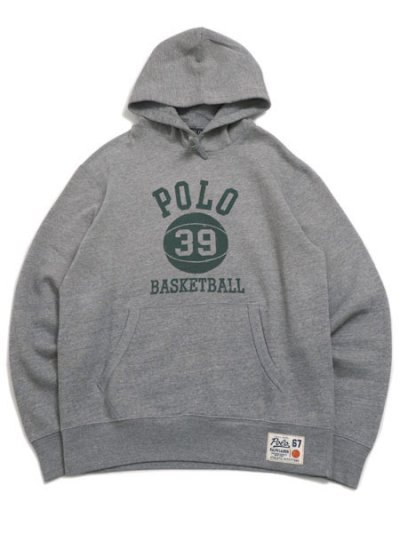 画像1: 【SALE】【送料無料】POLO RALPH LAUREN POLO BASKETBALL FLEECE HOODIE