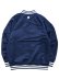 画像2: 【SALE】【送料無料】COOKIES CLOTHING BASES LOADED SATIN VARSITY JACKET NAVY (2)
