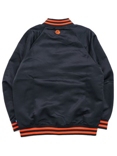 画像2: 【SALE】【送料無料】COOKIES CLOTHING BASES LOADED SATIN VARSITY JACKET BLACK