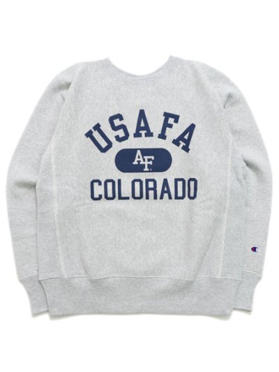 画像1: 【送料無料】CHAMPION RW CREW SWEATSHIRT USAFA-SILVER GREY