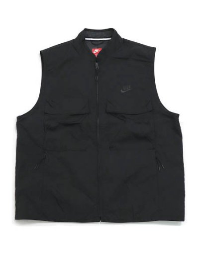 画像1: 【SALE】【送料無料】NIKE TECH WOVEN VEST-BLACK/BLACK/BLACK