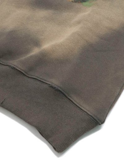 画像4: 【SALE】【送料無料】THROWBACK WASHED NINJA SWEAT GREY