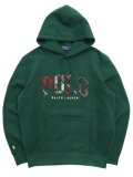 【SALE】【送料無料】POLO RALPH LAUREN PLAID-LOGO FLEECE HOODIE