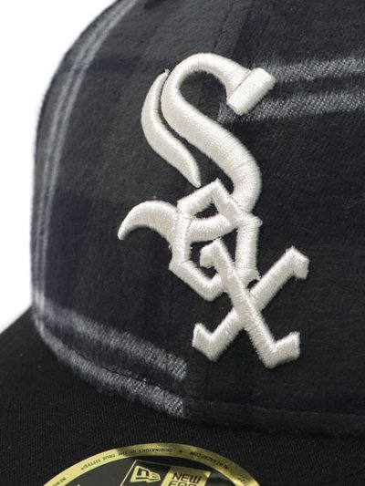 画像6: 【SALE】NEW ERA LP 59FIFTY OMBRE CHECK WHITE SOX BLACK