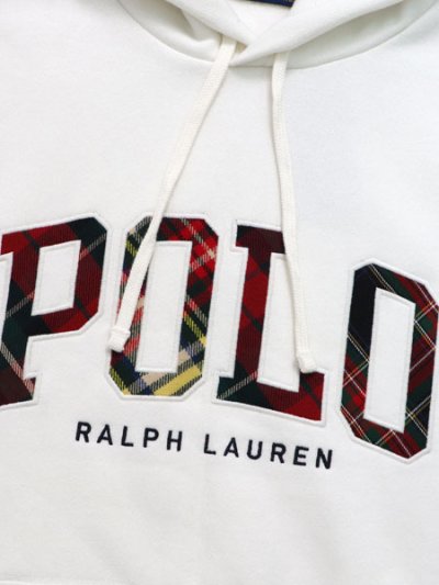 画像3: 【SALE】【送料無料】POLO RALPH LAUREN PLAID-LOGO FLEECE HOODIE