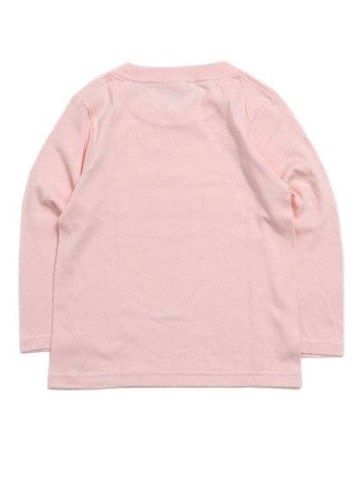 画像2: 【KIDS】FIVE STAR KIDS L/S TEE-LIGHT PINK/WHITE