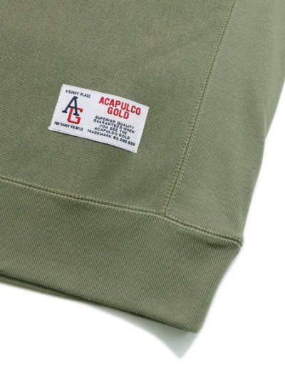 画像4: 【SALE】【送料無料】ACAPULCO GOLD MOUNTAIN RANGE CREWNECK SWEATSHIRT ARMY