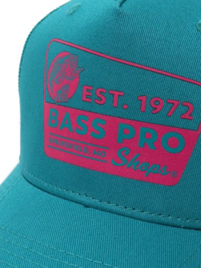 画像6: BASS PRO SHOPS VINTAGE SIGN TRUCKER CAP-AQUA