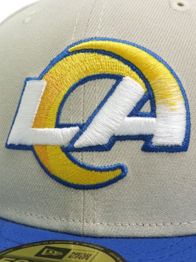 画像6: 【SALE】NEW ERA 59FIFTY SUPER BOWL 2000 LA RAMS STONE/BL