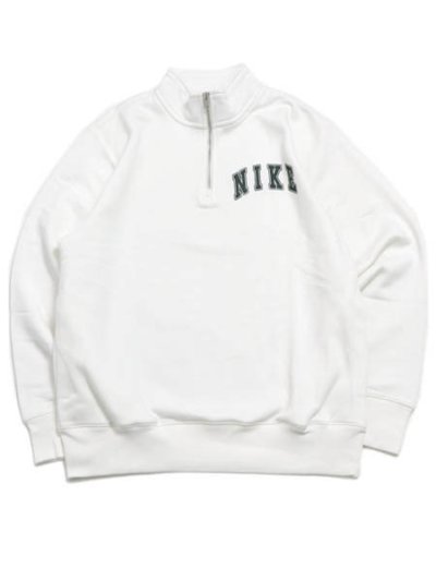 画像1: 【SALE】NIKE CLUB BB ARCH HALF ZIP LS TOP-SAIL/FIR
