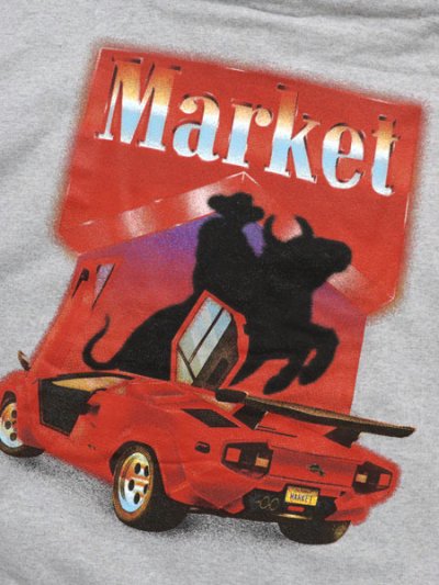 画像4: 【SALE】【送料無料】MARKET BULLRIDER HOODIE ASH