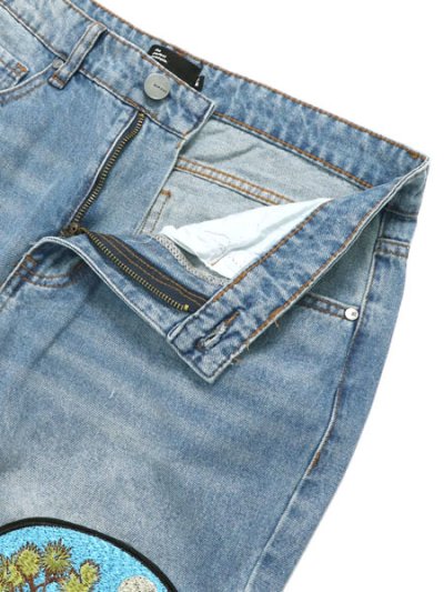 画像4: 【SALE】【送料無料】EPTM. PATCHWORK JEANS-BLUE