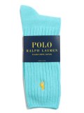 POLO RALPH LAUREN COTTON RIB CREW SOCKS