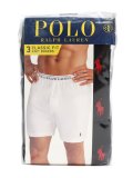 POLO RALPH LAUREN KNIT BOXER BLACK RED PP