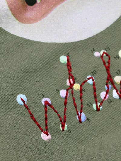 画像4: 【SALE】【送料無料】WHIMSY SOCKS SHY INTERNET USER CREWNECK OLIVE