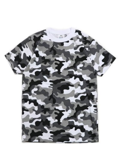 画像1: PRO CLUB COMFORT CREW S/S TEE-CITY CAMO