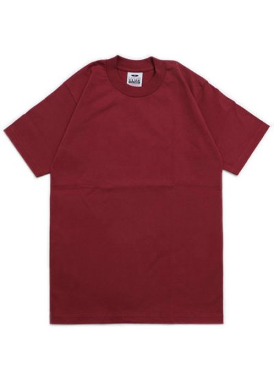 画像1: PRO CLUB HEAVY WEIGHT S/S TEE-BURGUNDY