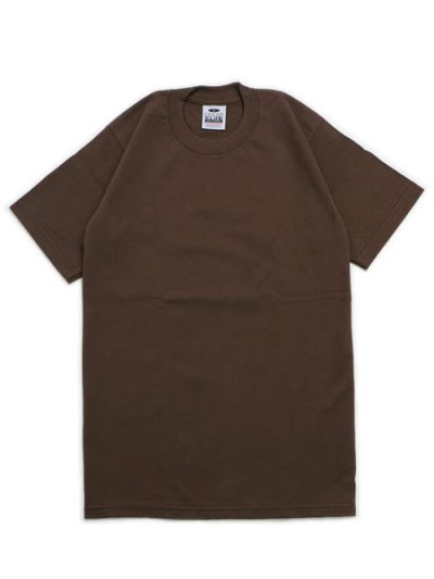 画像1: PRO CLUB HEAVY WEIGHT S/S TEE-BROWN