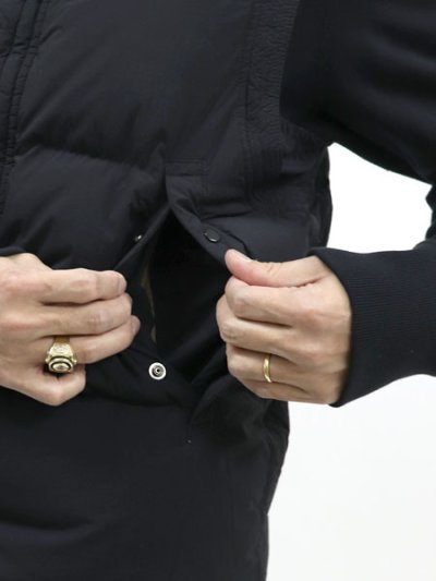 画像5: 【送料無料】Ten-c BOREAL DOWN VEST BLACK