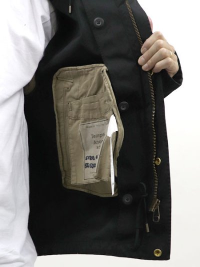 画像7: 【送料無料】Ten-c TEMPEST ANORAK BLACK