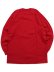 画像2: PRO CLUB HEAVY WEIGHT L/S TEE-RED (2)