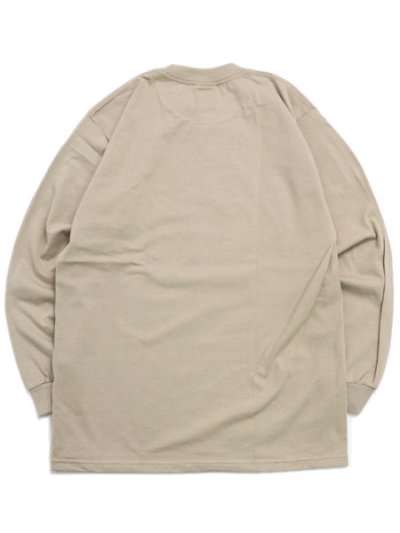 画像2: PRO CLUB HEAVY WEIGHT L/S TEE-KHAKI