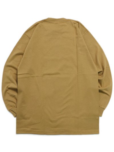 画像2: PRO CLUB HEAVY WEIGHT L/S TEE-MUSTARD