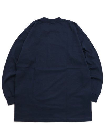 画像2: PRO CLUB HEAVY WEIGHT L/S TEE-NAVY