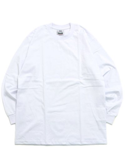 画像1: PRO CLUB HEAVY WEIGHT L/S TEE-WHITE