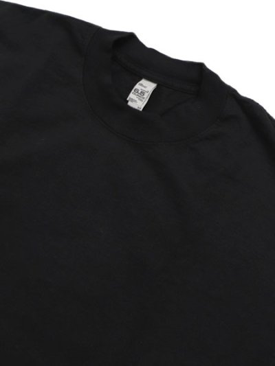 画像3: LOS ANGELES APPAREL 6.5oz GARMENT DYED CREW L/S TEE-BLACK