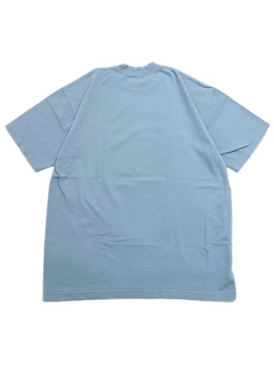 画像2: LOS ANGELES APPAREL 6.5oz GARMENT DYED CREW TEE-CLEAR BLUE