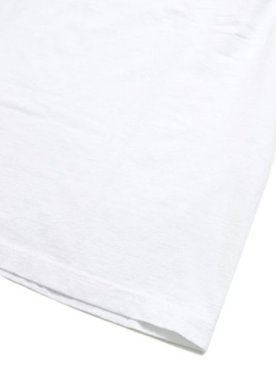 画像4: LOS ANGELES APPAREL 6.5oz GARMENT DYED CREW L/S TEE-WHITE
