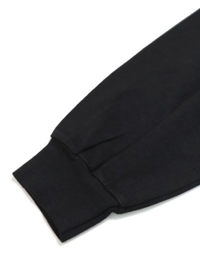 画像5: LOS ANGELES APPAREL 6.5oz GARMENT DYED CREW L/S TEE-BLACK