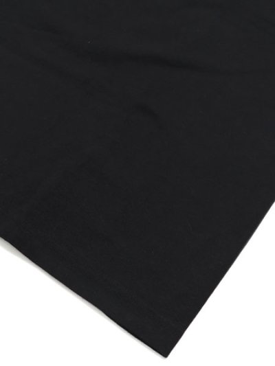 画像4: LOS ANGELES APPAREL 6.5oz GARMENT DYED CREW L/S TEE-BLACK