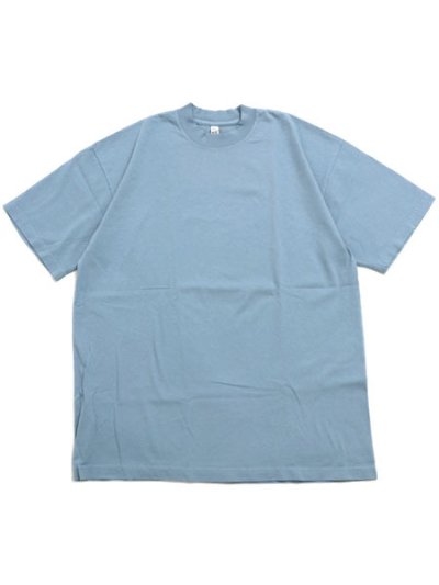 画像1: LOS ANGELES APPAREL 6.5oz GARMENT DYED CREW TEE-CLEAR BLUE