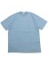 画像1: LOS ANGELES APPAREL 6.5oz GARMENT DYED CREW TEE-CLEAR BLUE (1)