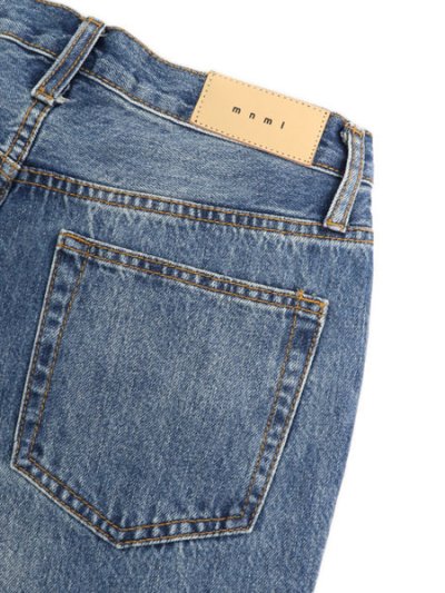 画像8: 【送料無料】mnml B133 FLARE DENIM BLUE