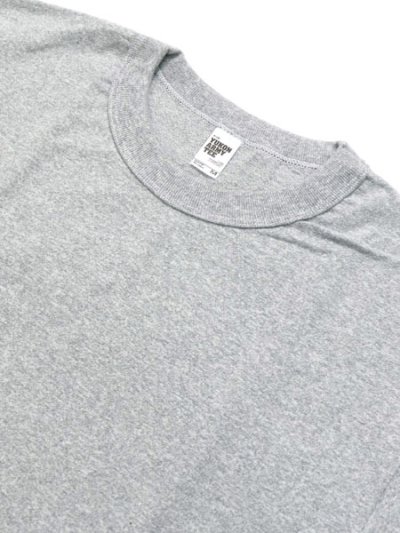 画像3: LOS ANGELES APPAREL 8oz MOCK TWIST CREW NECK TEE-GRY HEATHER