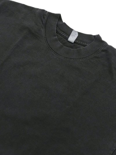 画像3: LOS ANGELES APPAREL 6.5oz GARMENT DYED CREW TEE-VINTAGE BLK