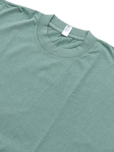 画像3: LOS ANGELES APPAREL 6.5oz GARMENT DYED CREW TEE-ATLANTIC GRN